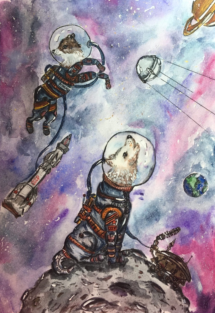 Что нарисовать на тему космос